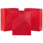 14.4" Red 3-Pack Gift Bags, , large image number 1