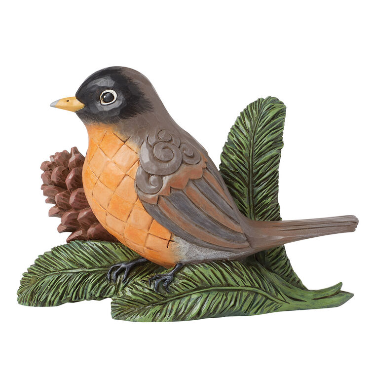 Jim Shore Robin Bird Figurine, 4"