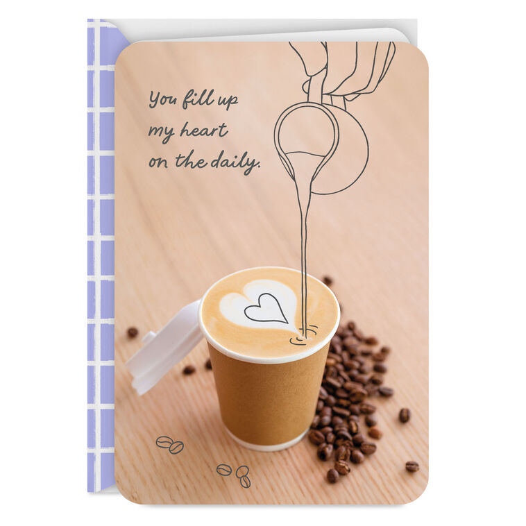 You Fill Up My Heart Blank Card