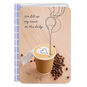 Coffee Beans and Latte Heart Art Blank Card Card Front image number 1