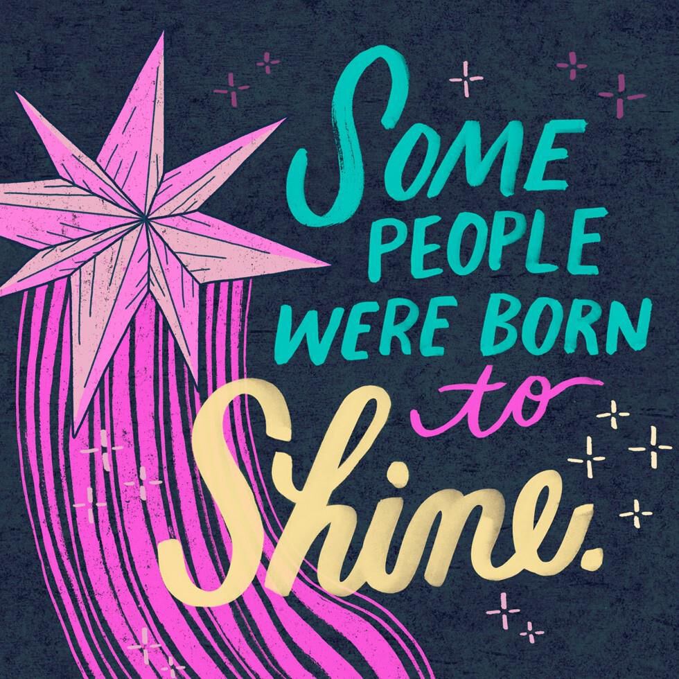 Born to Shine Musical Birthday Card