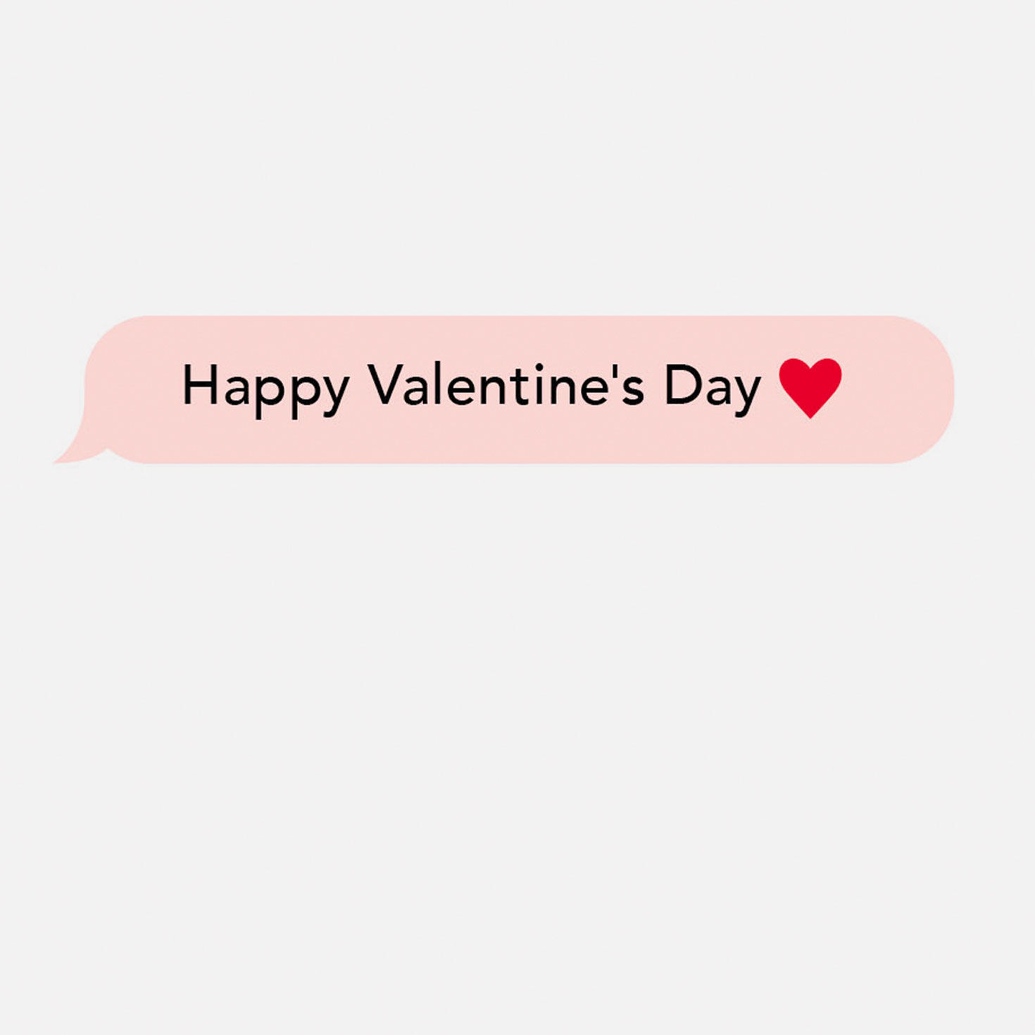 Block Lettering Funny Valentine's Day Card Sentiment image number 2