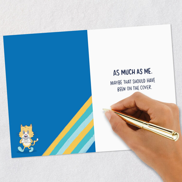 Rainbow Cat Funny Romantic Love Card Signing card image number 6