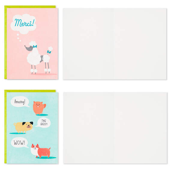 Cute Dogs Assortment Blank Thank-You Notes, Pack of 48, , large image number 3