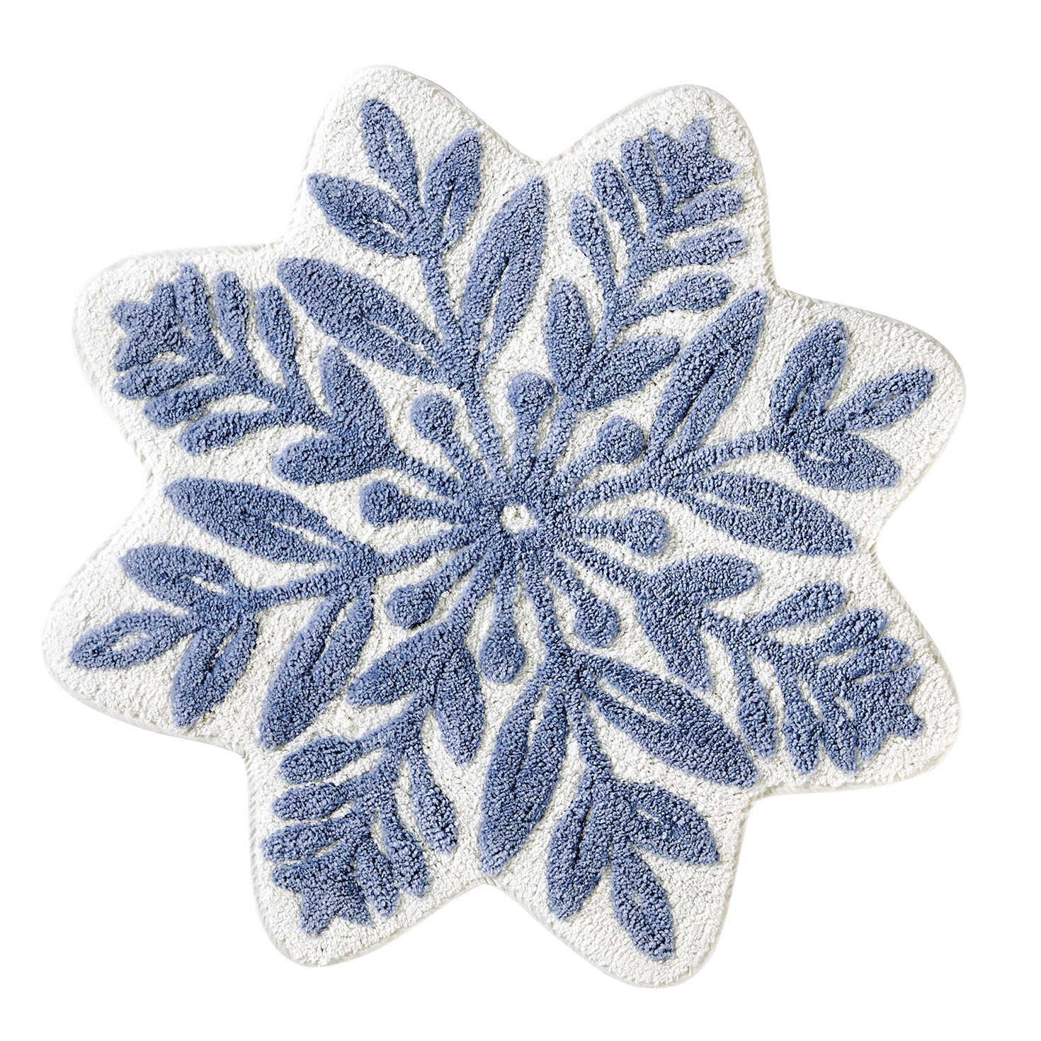 Hallmark Shaped Snowflake Tufted Bath Rug