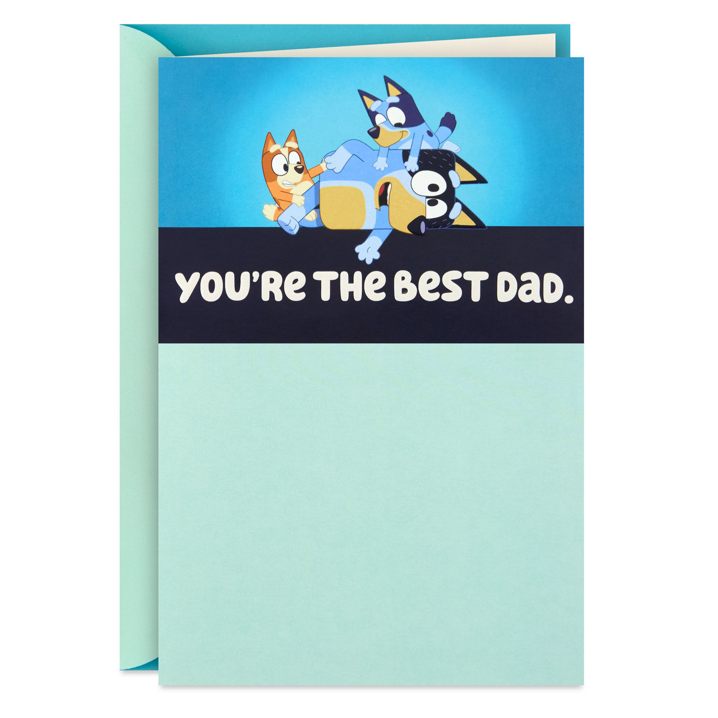 Bluey Dad Father's Day Card With Music Card Front image number 1