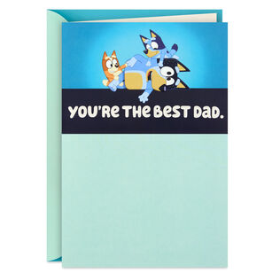 Bluey You're the Best Dad Musical Father's Day Card