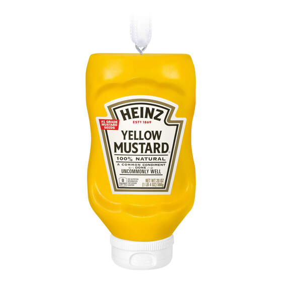 Heinz™ Yellow Mustard Ornament, , large image number 1