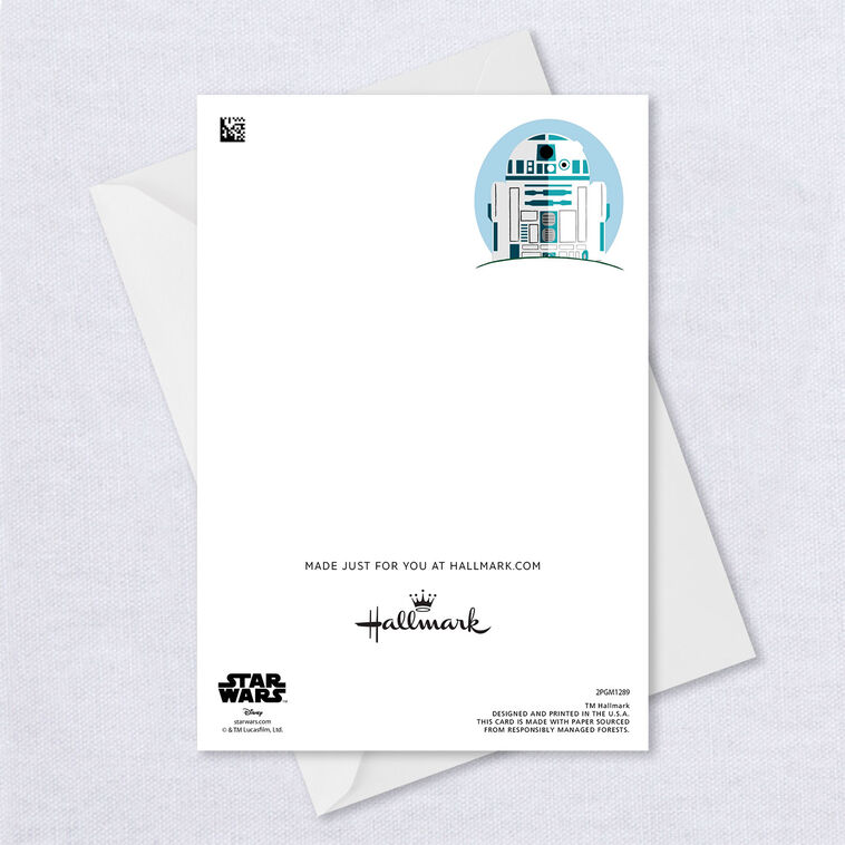 Personalized Star Wars™ R2-D2™ Christmas Card, , large image number 3