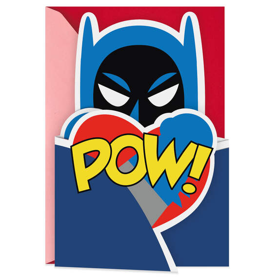 DC Comics™ Batman™ Pow! Valentine's Day Card, , large image number 1