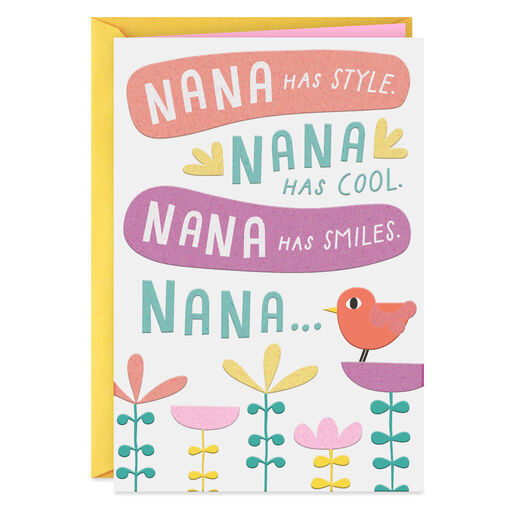 You Rule Grandparents Day Card for Nana, 