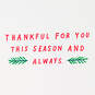 Thankful for You Always Christmas Card, , large image number 4