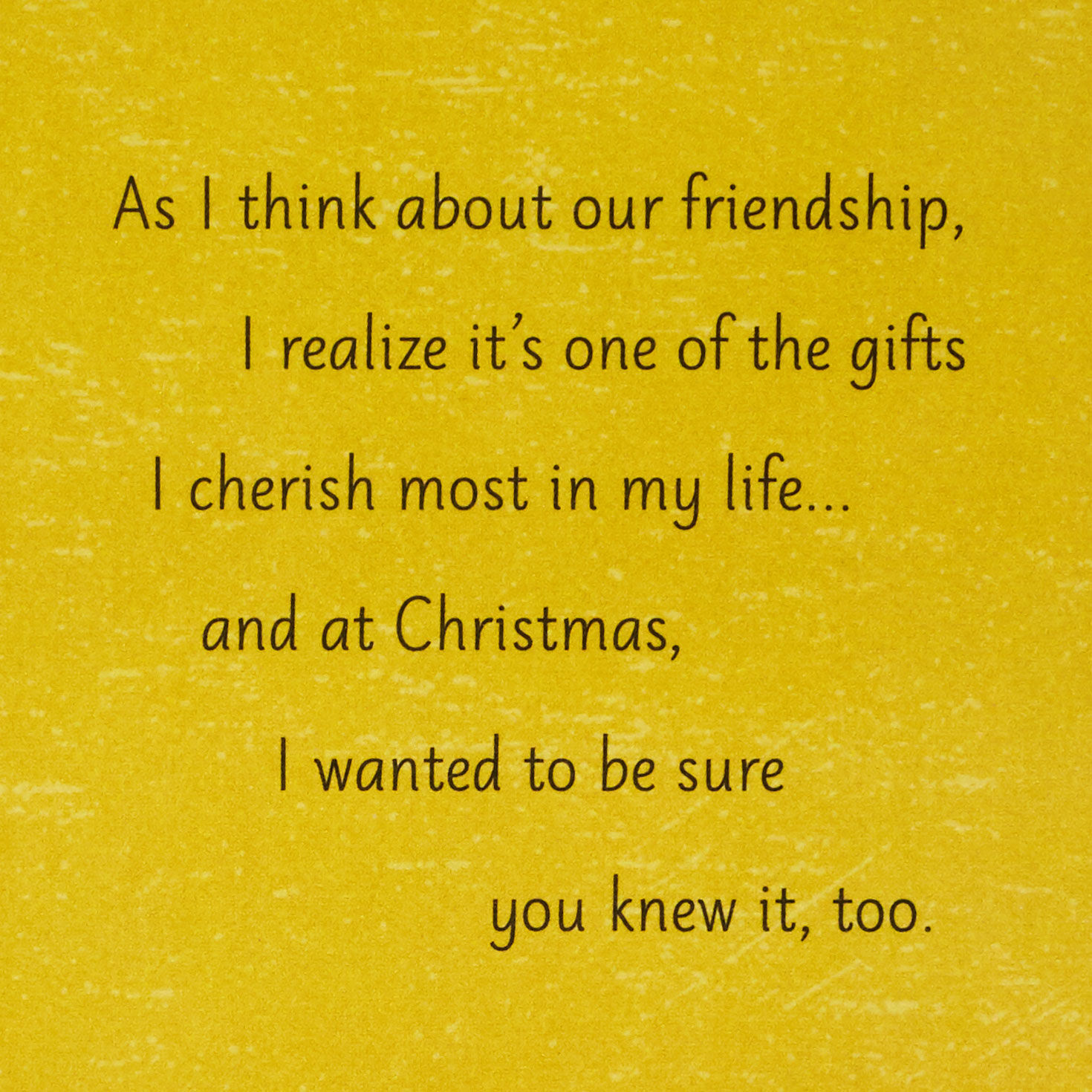 Holly on Green Friend Christmas Card Sentiment image number 2