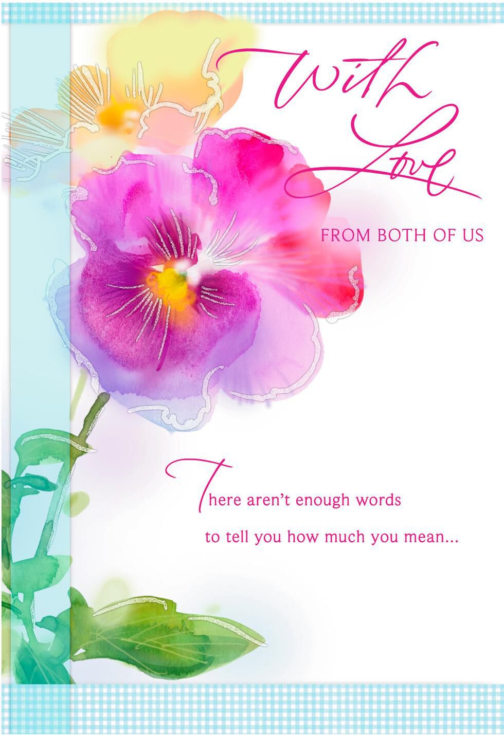 With Love From Both Mother's Day Card