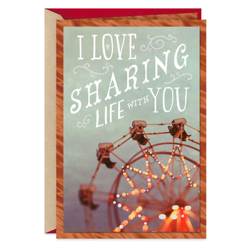 Sharing Life's Adventures With You Romantic Sweetest Day Card, 