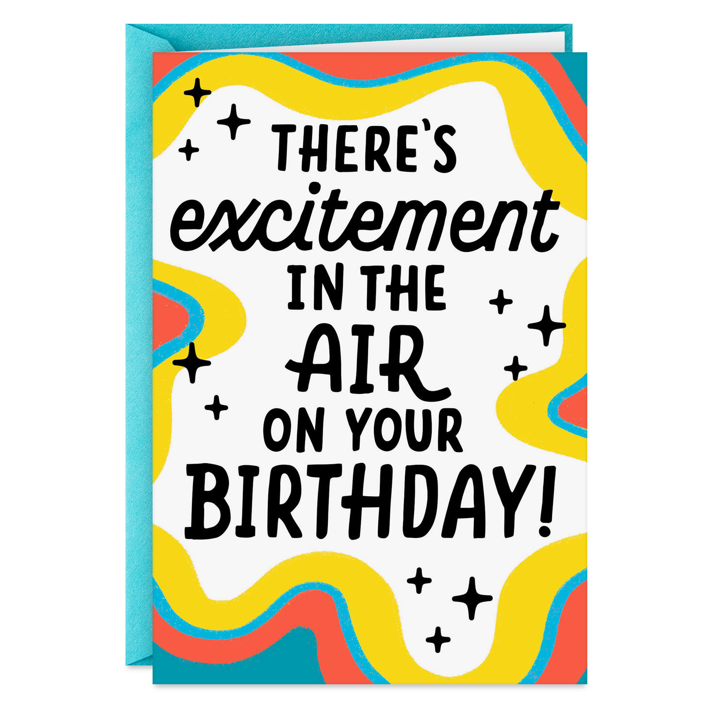 Excitement in the Air Funny Birthday Card
