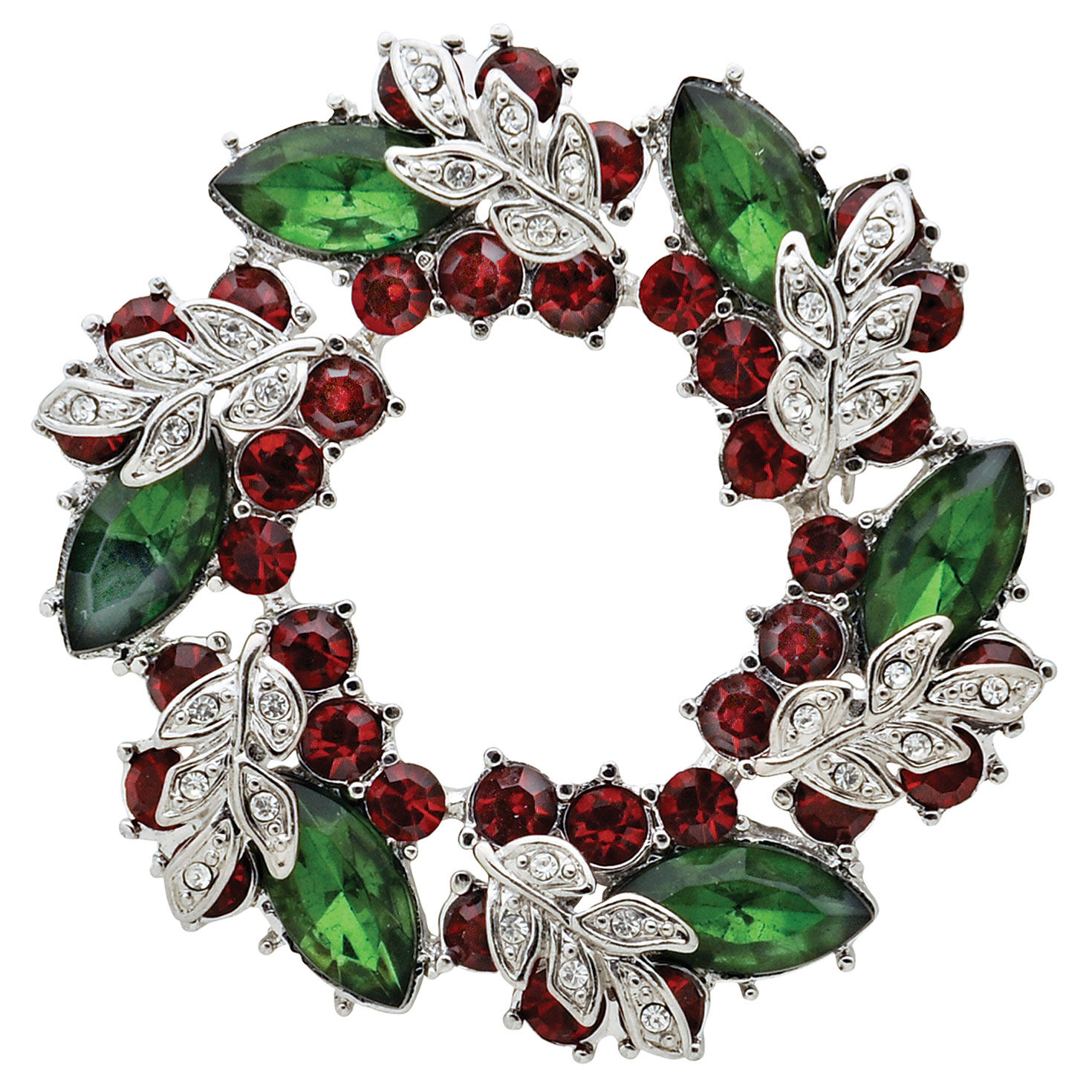 Roman Christmas Story Wreath Pin, , large image number 2