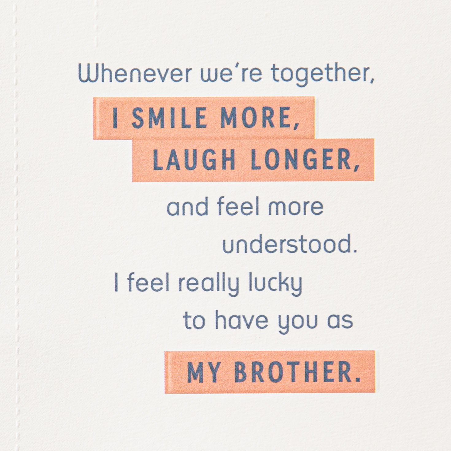 Lucky to Have You as My Brother Birthday Card for only USD 6.59 | Hallmark