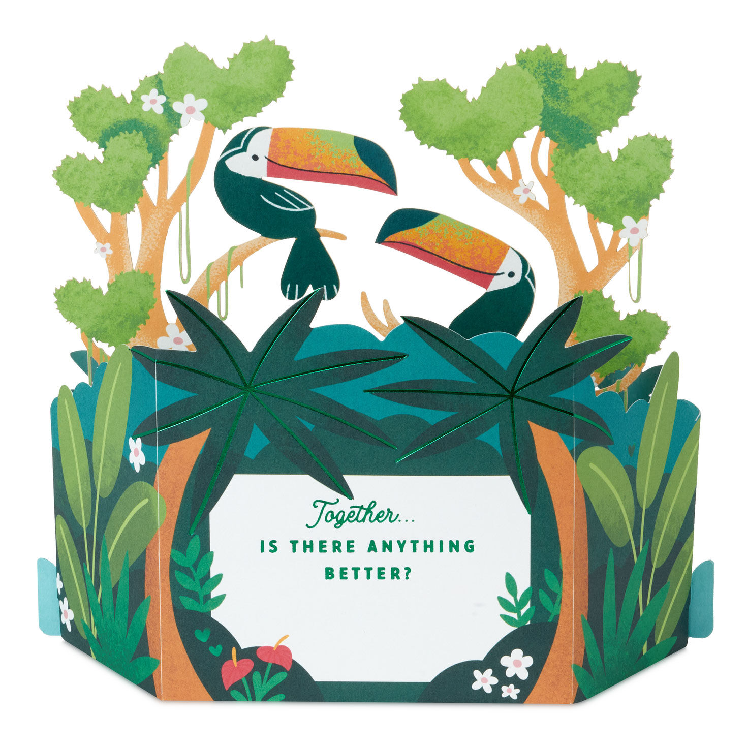 A Couple of Lovebirds 3D Pop-Up Love Card sentiment image number 2