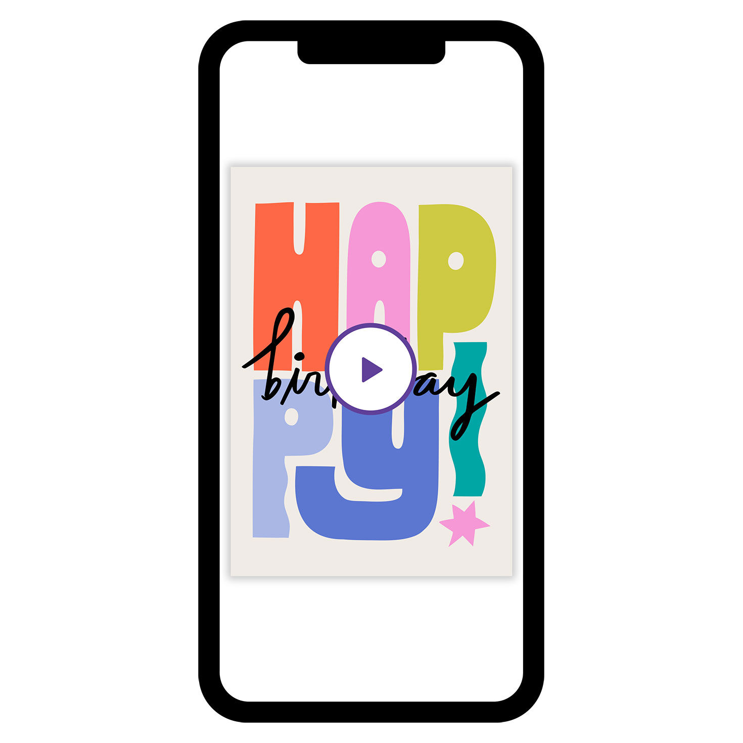 Bold and Bright Happy Birthday eCard