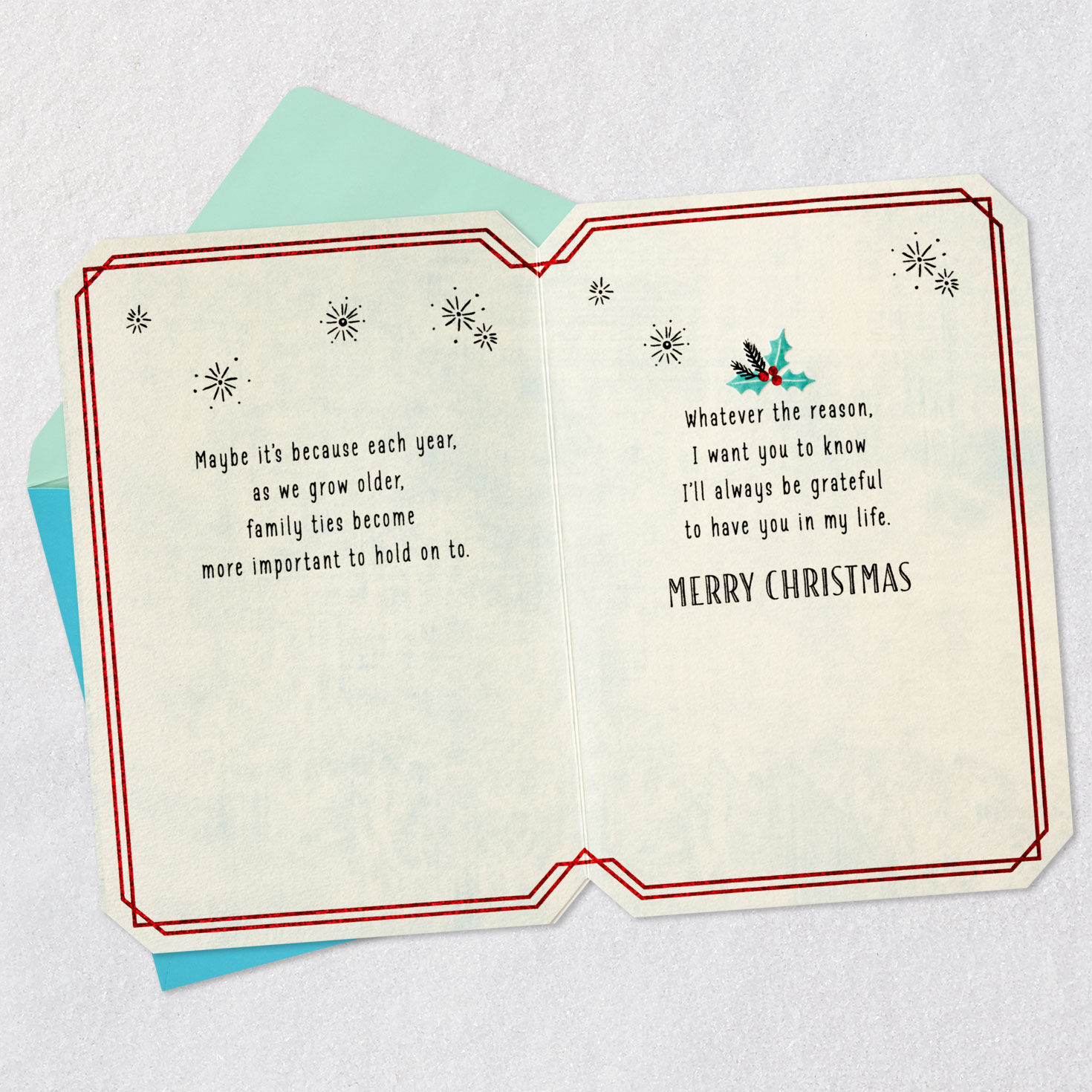 Thankful for You Christmas Card for Brother, , large image number 4