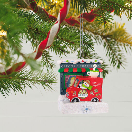 Happy Holiday Parade Collection Gregor's Trattoria Musical Ornament With Light, 