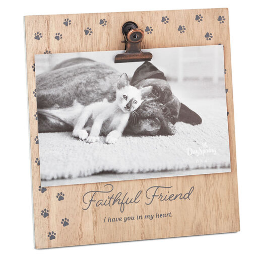 Faithful Friend Memorial Clip Picture Frame, 4X6, 