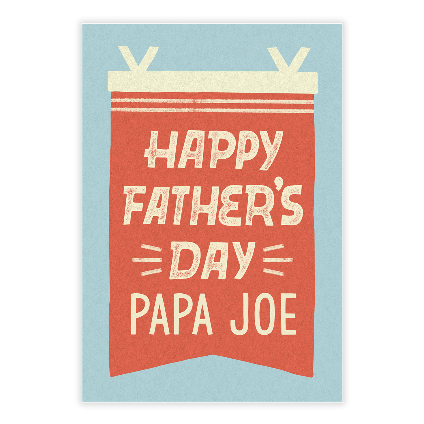 Red and White Pennant Father&rsquo;s Day eCard, , large image number 2