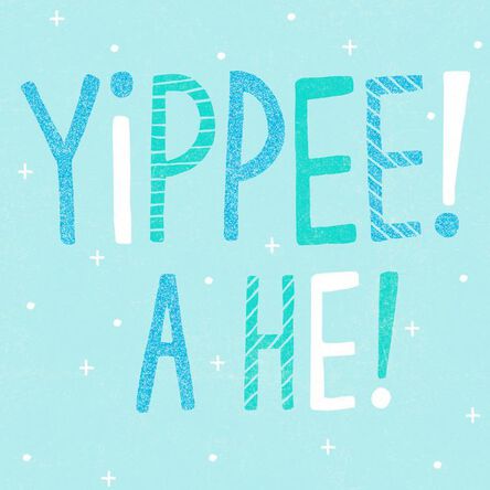 yippee new baby boy congratulations card greeting cards hallmark