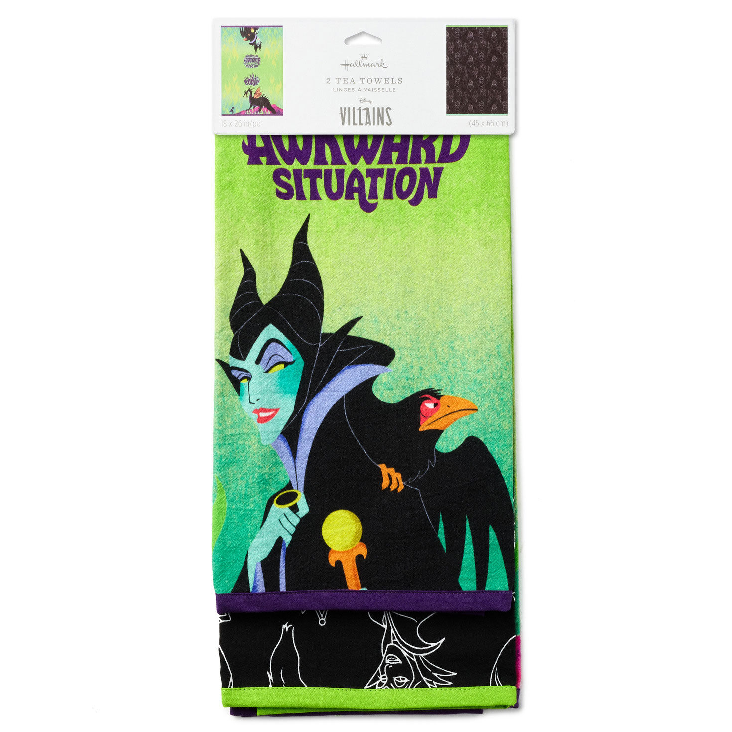 Disney Villains Maleficent Tea Towels, Set of 2 for only USD 28.99 | Hallmark