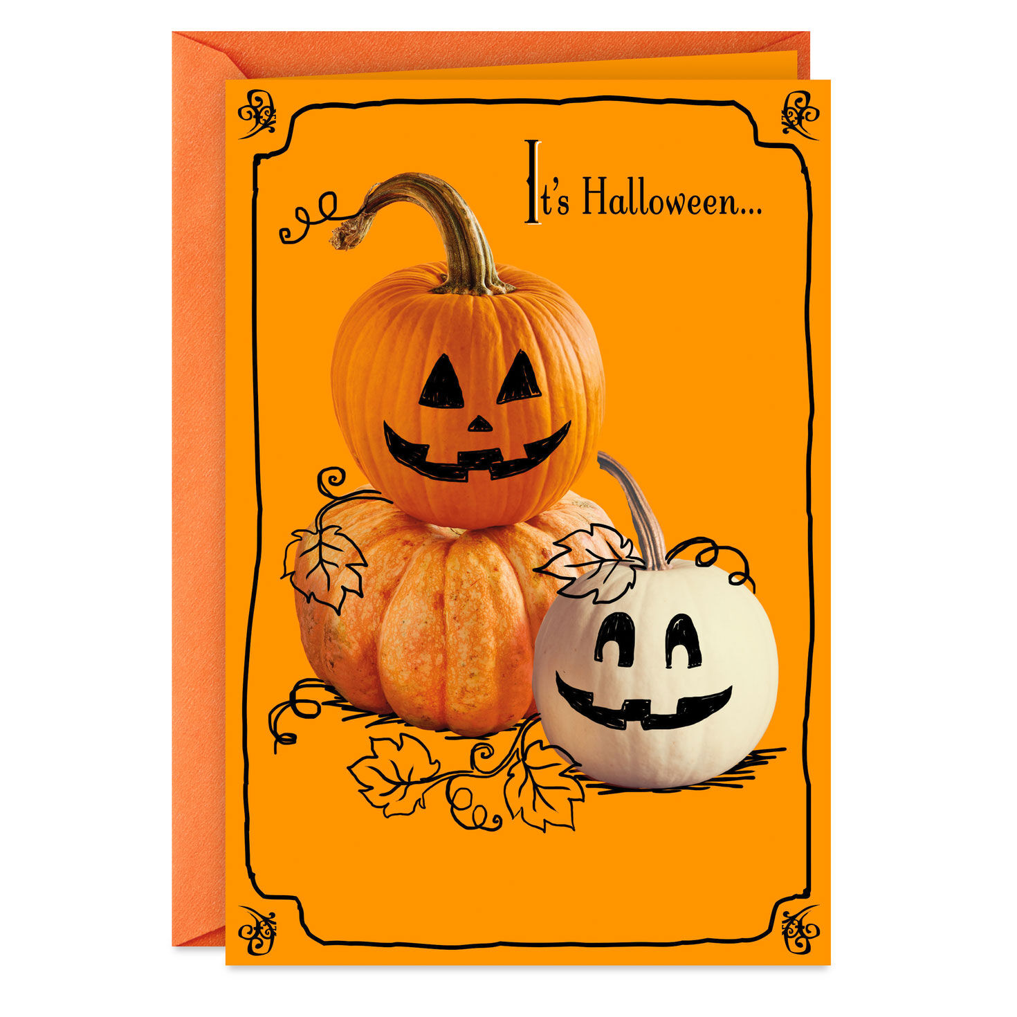 Put on a Happy Face Halloween Card