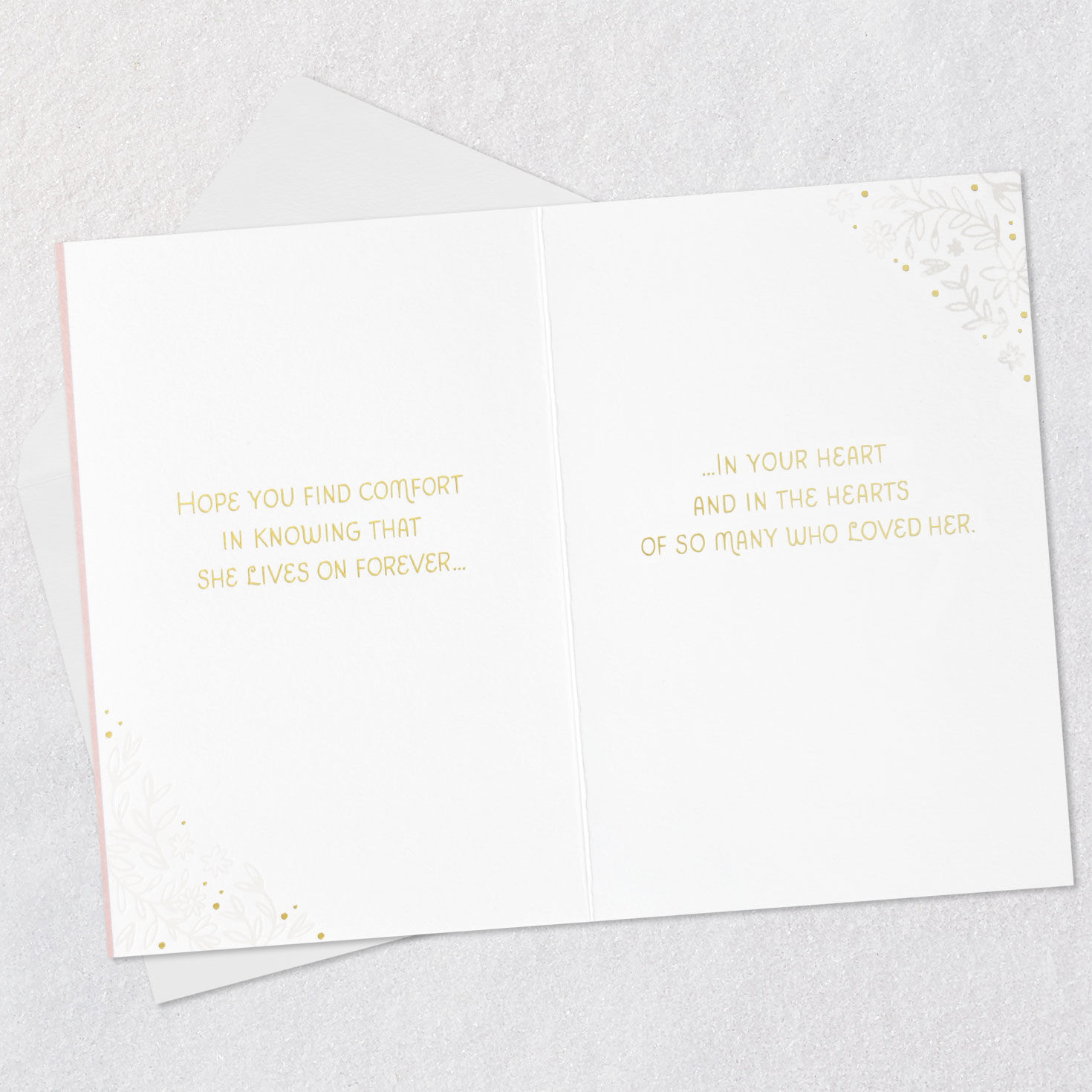 Her Loving Way Sympathy Card, , large image number 4