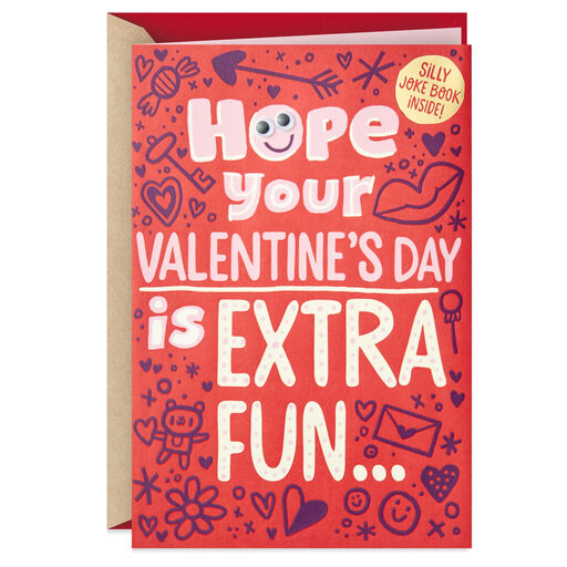 Extra Fun and Funny Joke Book Valentine's Day Card, 