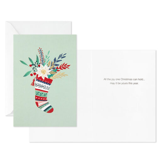 Sweet Holiday Illustrations Assorted Christmas Cards, Pack of 12, 