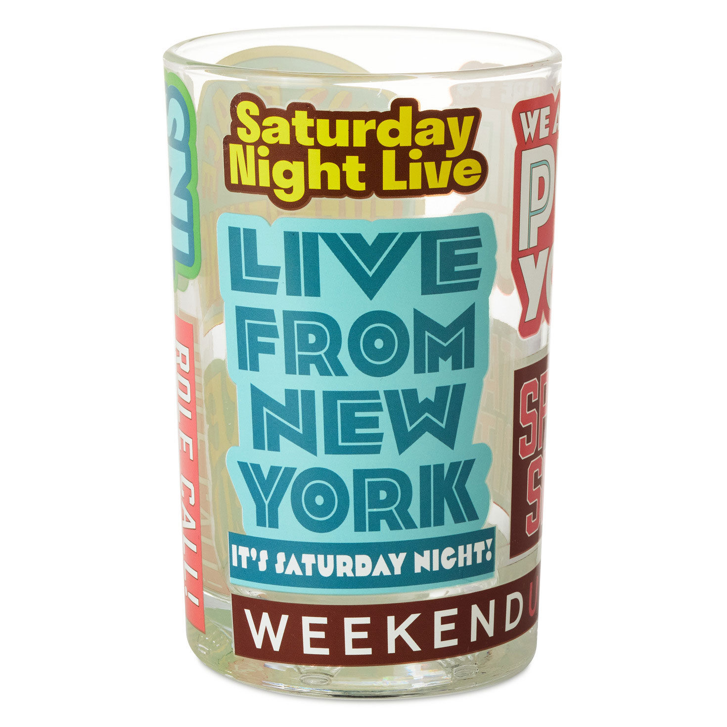 SNL Best of SNL Slogans Collectible Drinking Glass, 13.5 oz.