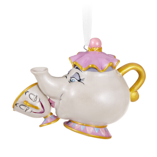 Disney Beauty and the Beast A Mother's Love Porcelain Ornament, 