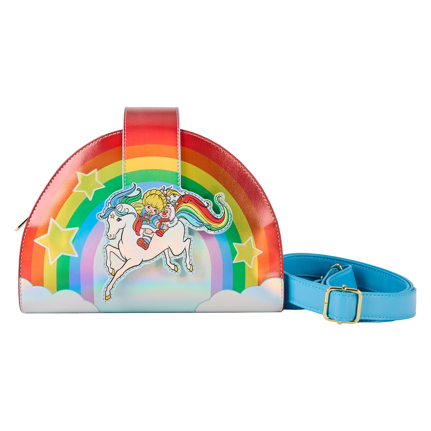 Rainbow Brite Rainbow-Shaped Crossbody Purse front image number 1