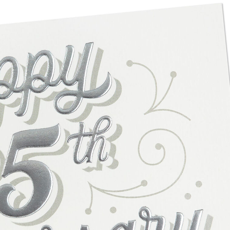 You Love Each Other With Everything 25th Anniversary Card, , large image number 5