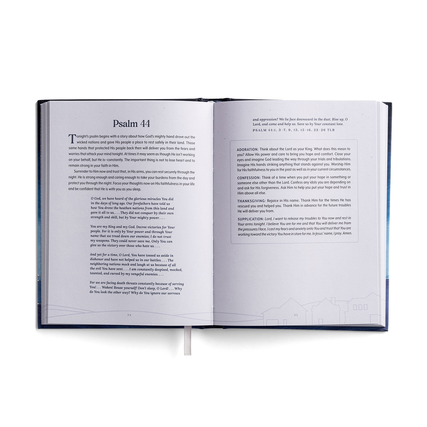 Sleep Psalms Devotions Book inside spread image number 3