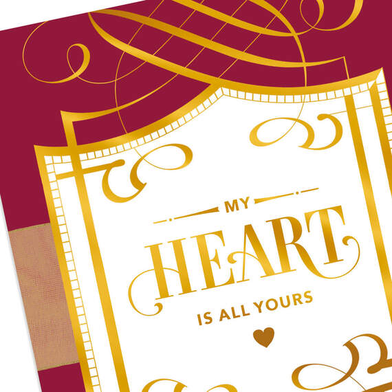 My Heart Is All Yours Romantic Birthday Card, , large image number 4