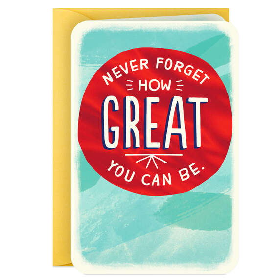 3.25" Mini You're Great Card, , large image number 3