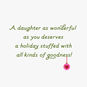 Holiday Stocking Daughter Christmas Card Sentiment image number 2