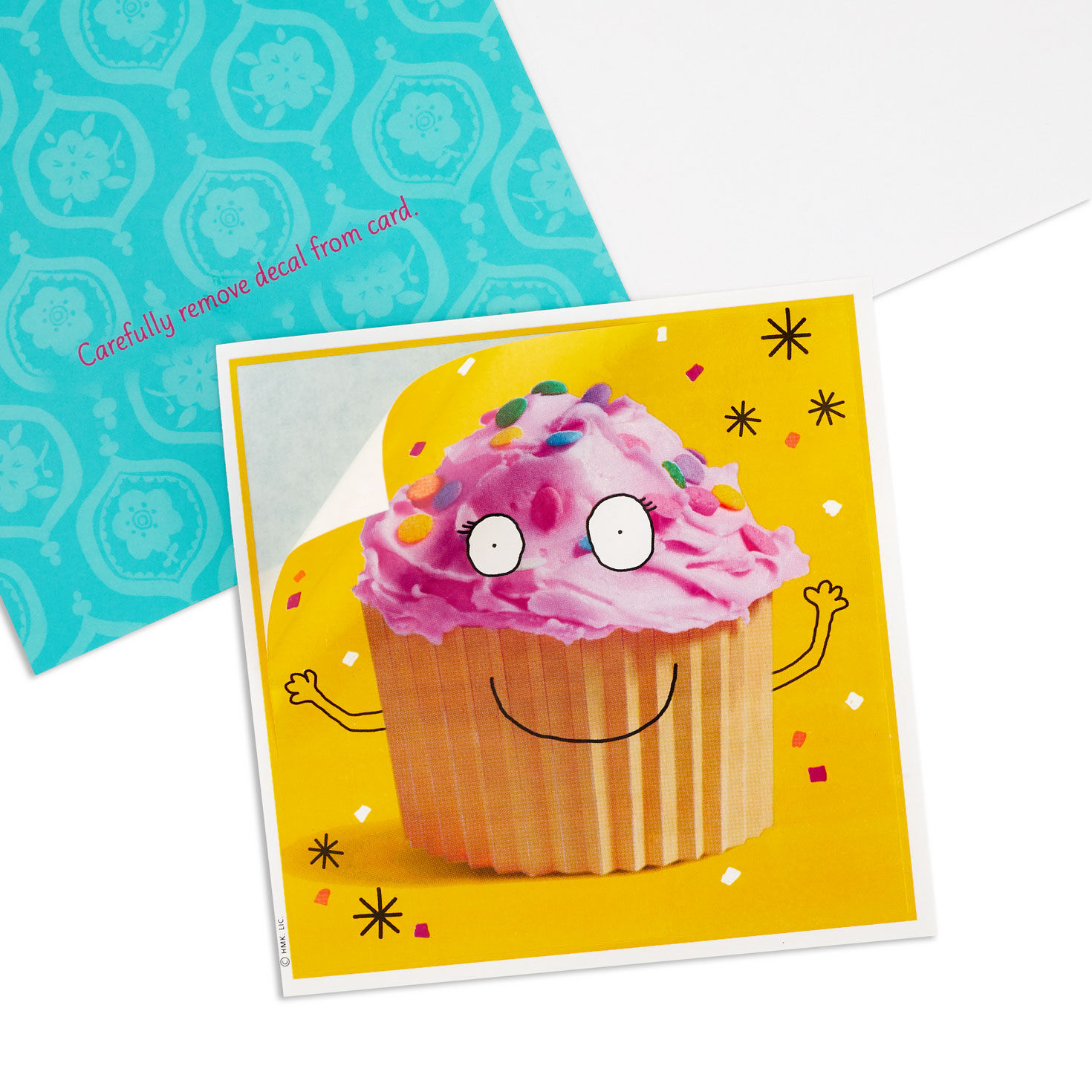 Hello, Cupcake 9th Birthday Card With Decal for only USD 4.99 | Hallmark