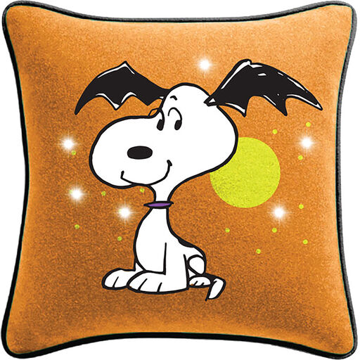 Peanuts® Batty Snoopy Light-Up Pillow, 16.5x16.5, 