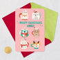 Cute Hot Cocoa Mugs Niece Christmas Card Card Front with Envelope and Gold Seal image number 5