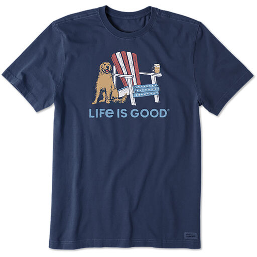Life Is Good American Adirondack Men's T-Shirt, 