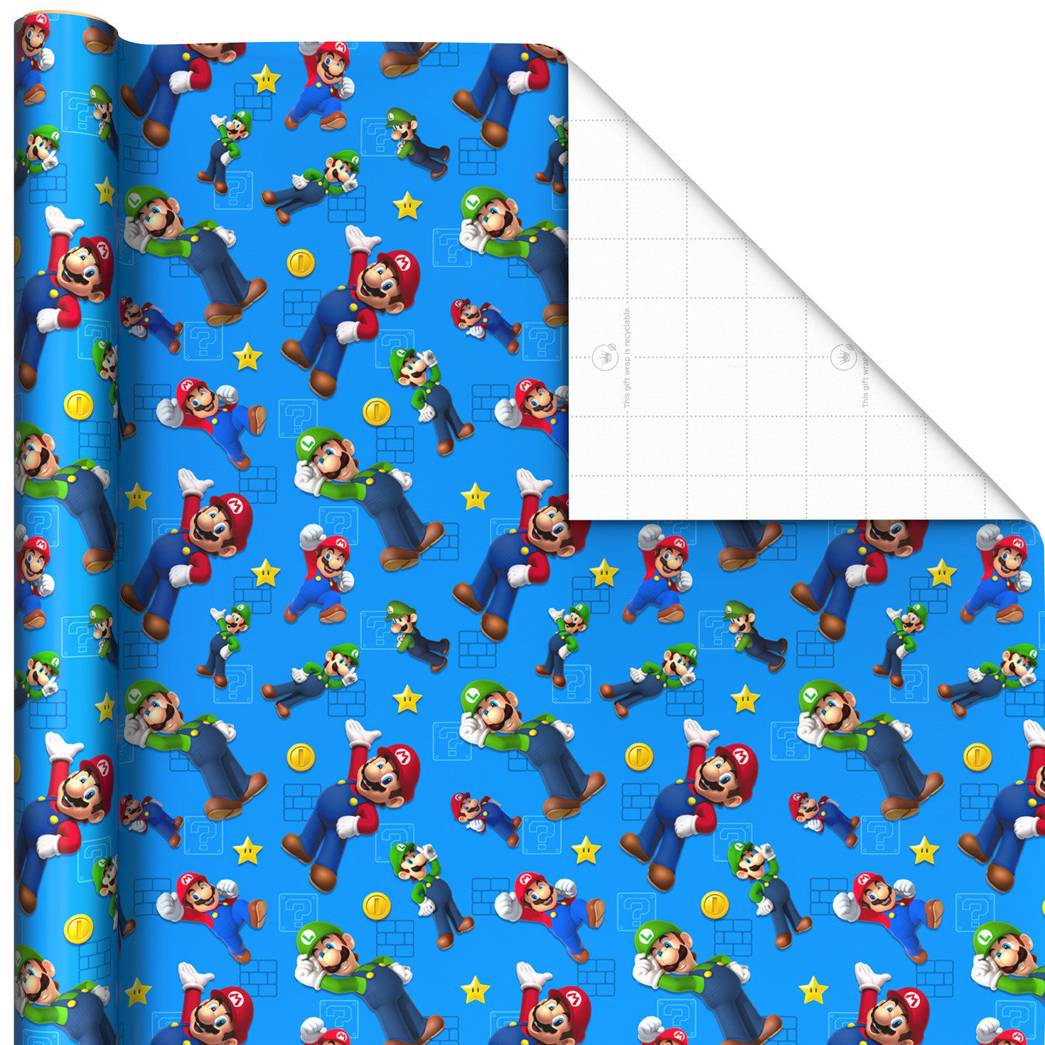 Nintendo Super Mario&trade; Bright Icons 3-Pack Assortment Wrapping Paper Roll Bundle, 60 sq. ft. total, , large image number 5