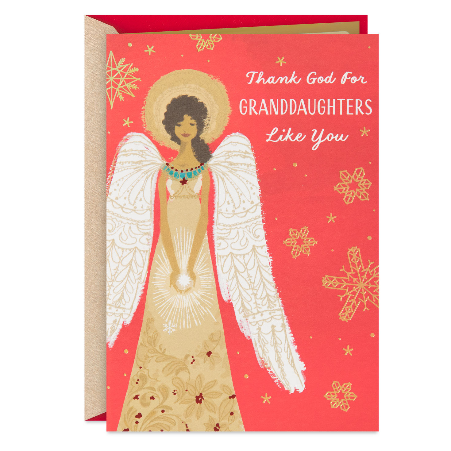 You're A Bright Blessing Religious Christmas Card for Granddaughter