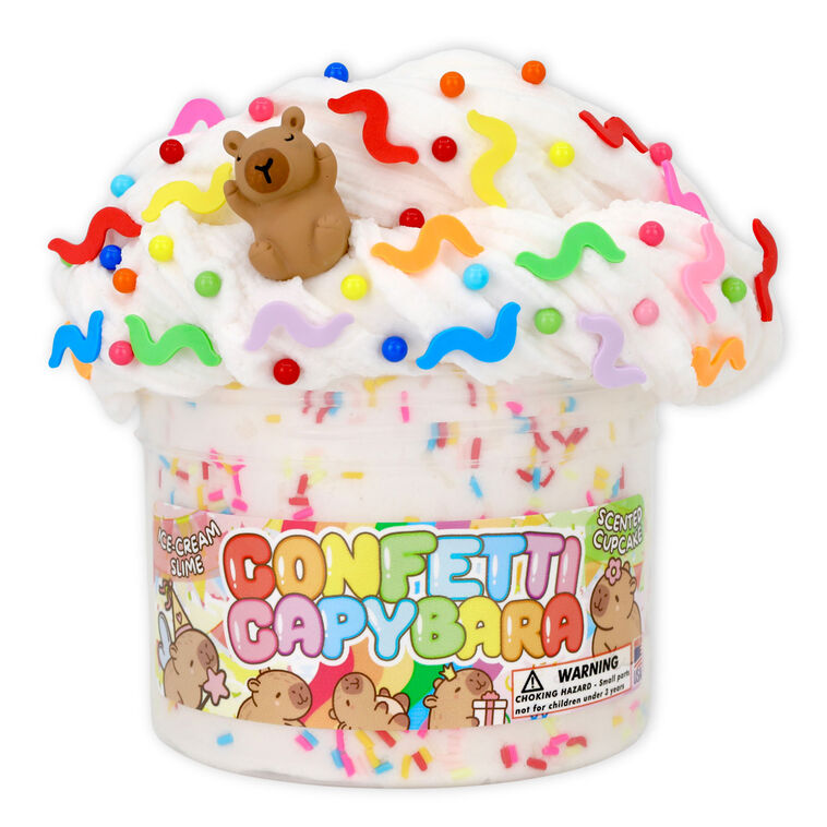 Dope Slimes Confetti Capybara Slime