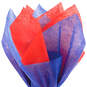 Cherry Red and Fiesta Blue 2-Pack Tissue Paper, 6 sheets, , large image number 2